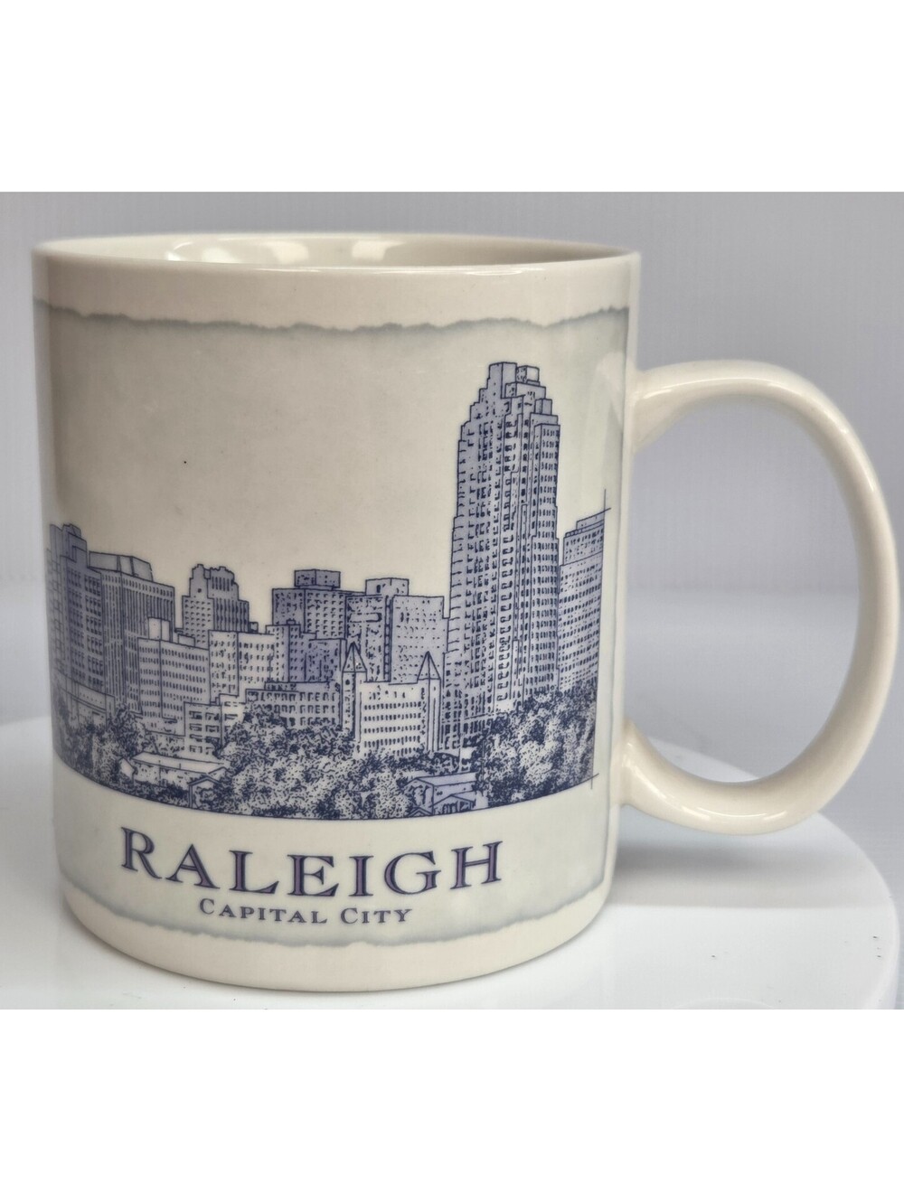Starbucks Raleigh Capital City Mug 2007 Skyline 18 oz New With Tags